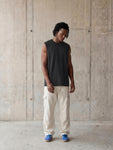 Men's-Sleeveless-Cotton-Tank-Top-in- black-white-gray-customisable