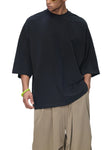 mens-womens-unisex-Oversized-Drop-Shoulder-T-Shirt-in-black-gra-white-navy-customisable