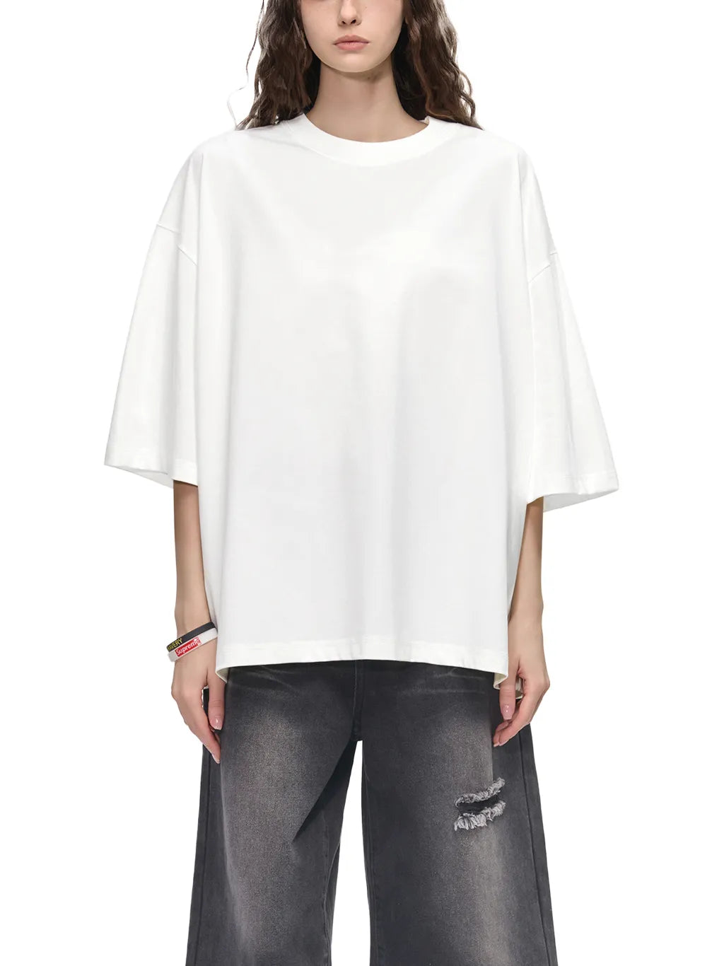 mens-womens-unisex-Oversized-Drop-Shoulder-T-Shirt-in-black-gra-white-navy-customisable
