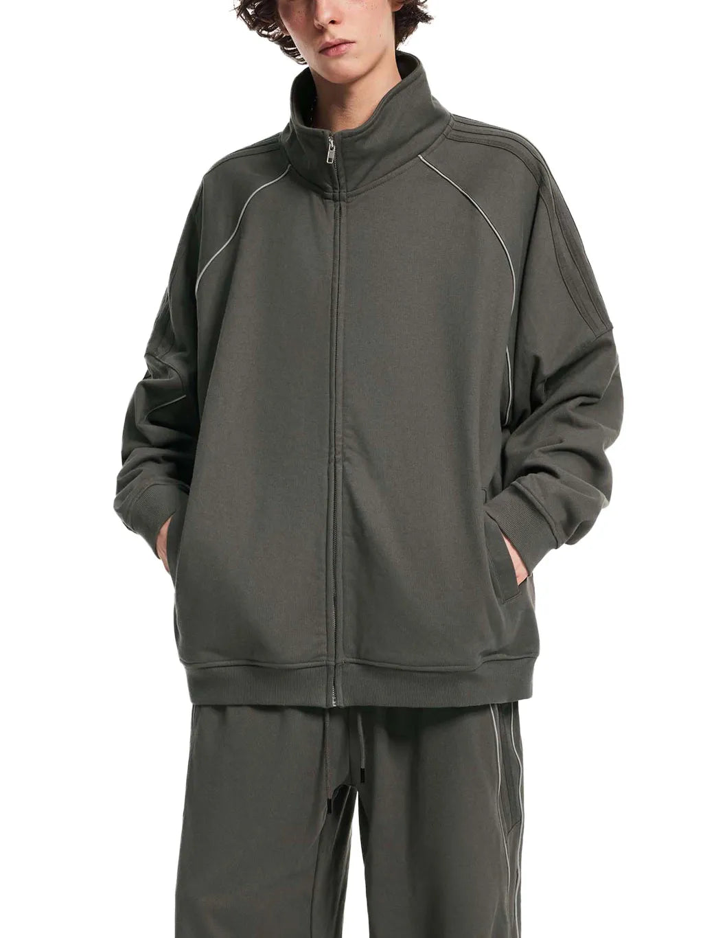 Unisex-Sparkles-Full-Zip-Boxy-Hoodie-mens-womens-black-gray-red-green-customisable