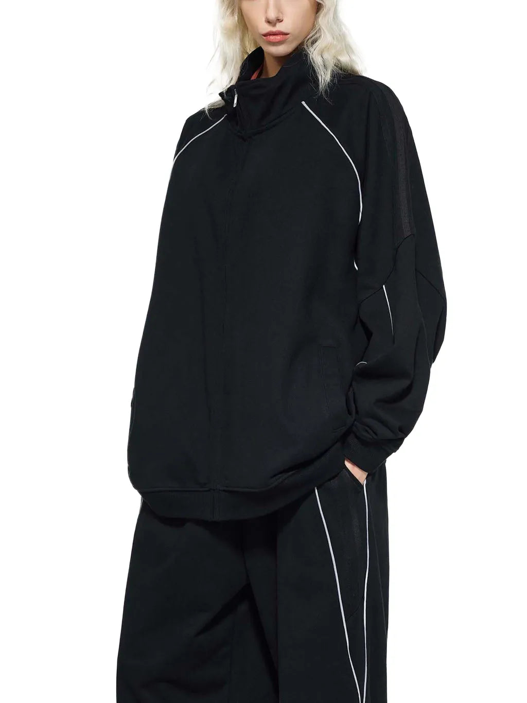 Unisex-Sparkles-Full-Zip-Boxy-Hoodie-mens-womens-black-gray-red-green-customisable