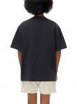 mens-womens-unisex-black-gray-white-Reverse-Dyed-Loose-Cotton-T-Shirt 