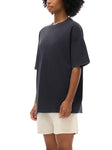 mens-womens-unisex-black-gray-white-Reverse-Dyed-Loose-Cotton-T-Shirt 