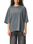 mens-womens-unisex-snow-Wash-Raw-Hem-Boxy-T-shirt-in-grayblack-white-thick-100%-cotton-customisable-oversized 