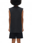 Snow Washed Frayed Hem Tank Top