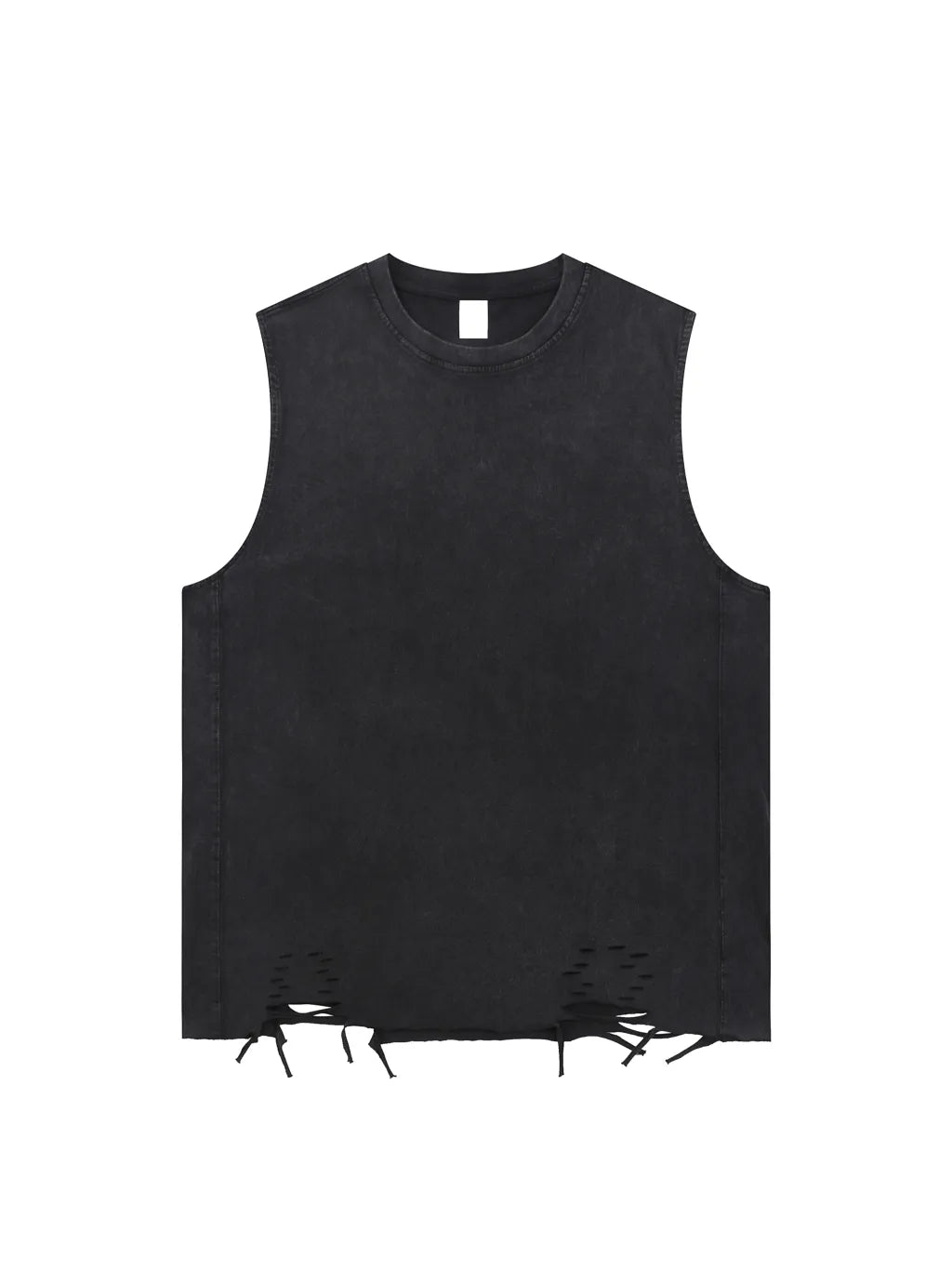 Snow-Washed-Raw-Hem-Tank-Top-mens-womens-unisex-gym-clothing-customisable