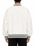 Striped-Rib-Collar-Zip-Jacket-mens-womens-gymwear-gym-clothing-white-customisable
