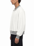 Striped-Rib-Collar-Zip-Jacket-mens-womens-gymwear-gym-clothing-white-customisable