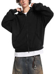 Sun-Fade-Frayed-Raw-Edge-Fleece-Zip-Hoodie-mens-womens-unisex-blak-gray-white-customisable
