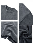 mens-womens-unisex-snow-Wash-Raw-Hem-Boxy-T-shirt-in-grayblack-white-thick-100%-cotton-customisable-oversized 