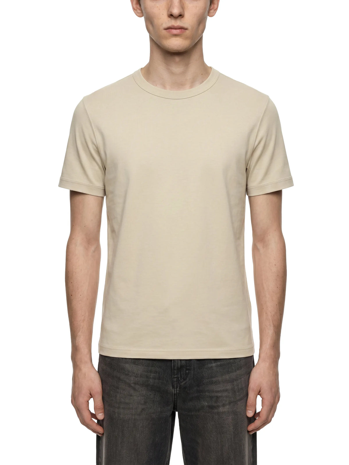 Unisex-Heavyweight-Slim-Fit-T-Shirt-mens-womens-unisex-customisable-black-cream-white-navy-gray
