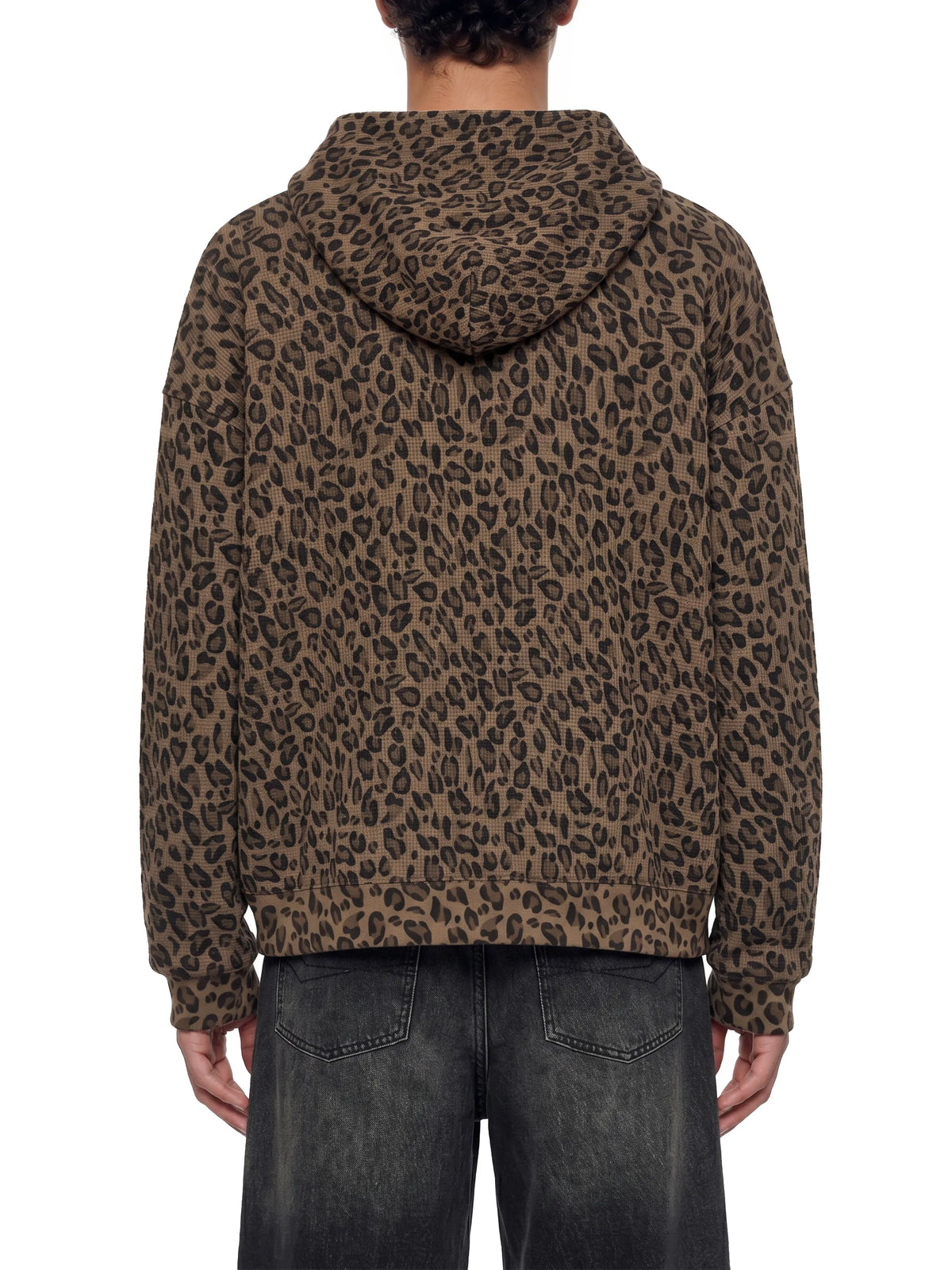 Unisex-Leopard-Print-Waffle-Full-Zip-Hoodie-mens-womens-unisex-sports-jacket-coat-customisable-gray-lack-brown-white