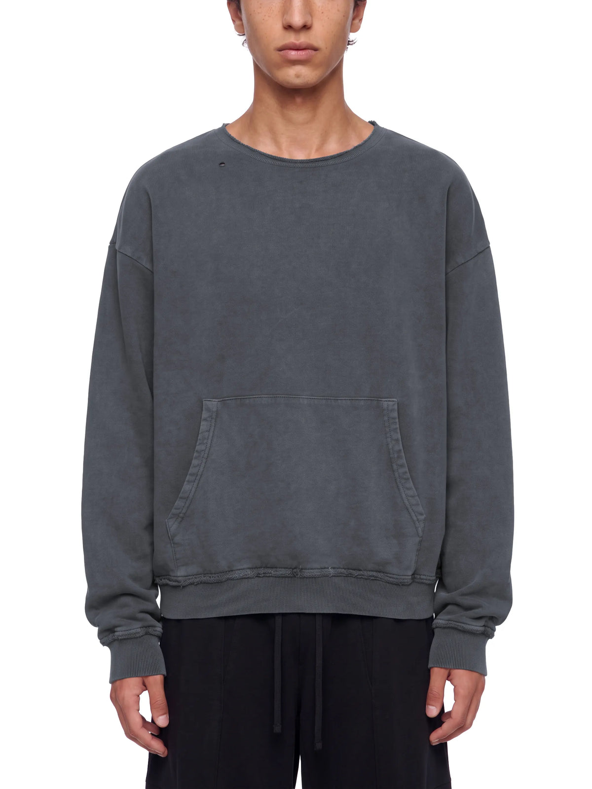 Unisex-Raw-Edge-Crewneck-Sweatshirt-Customisable-mens-womens-pink-black-gray-white