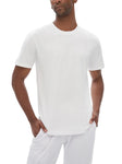 Unisex-Seamless-Cotton-T-Shirt-mens-womens-blackwhite-pink-navy-blue-customisable