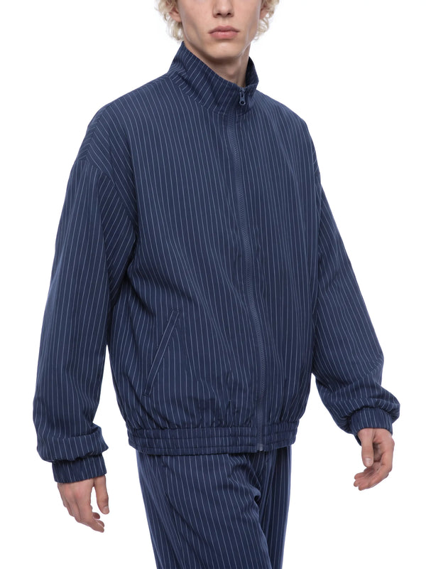 Unisex-Striped-Full-Zip-Track-Jacket-mens-womens-navy-white-gray-black-customisable
