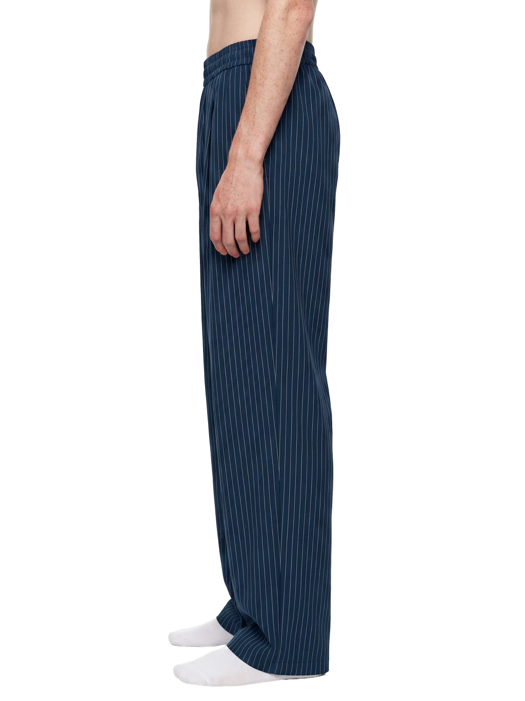 Unisex-Striped-Pleated-Pants-unisex-mens-womens-navy-white-gray-black