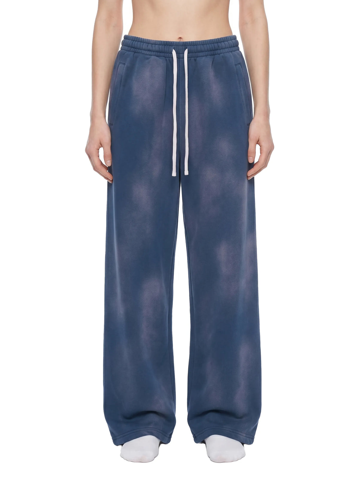 Unisex Sunfade Wide Leg Fleece Sweatpants