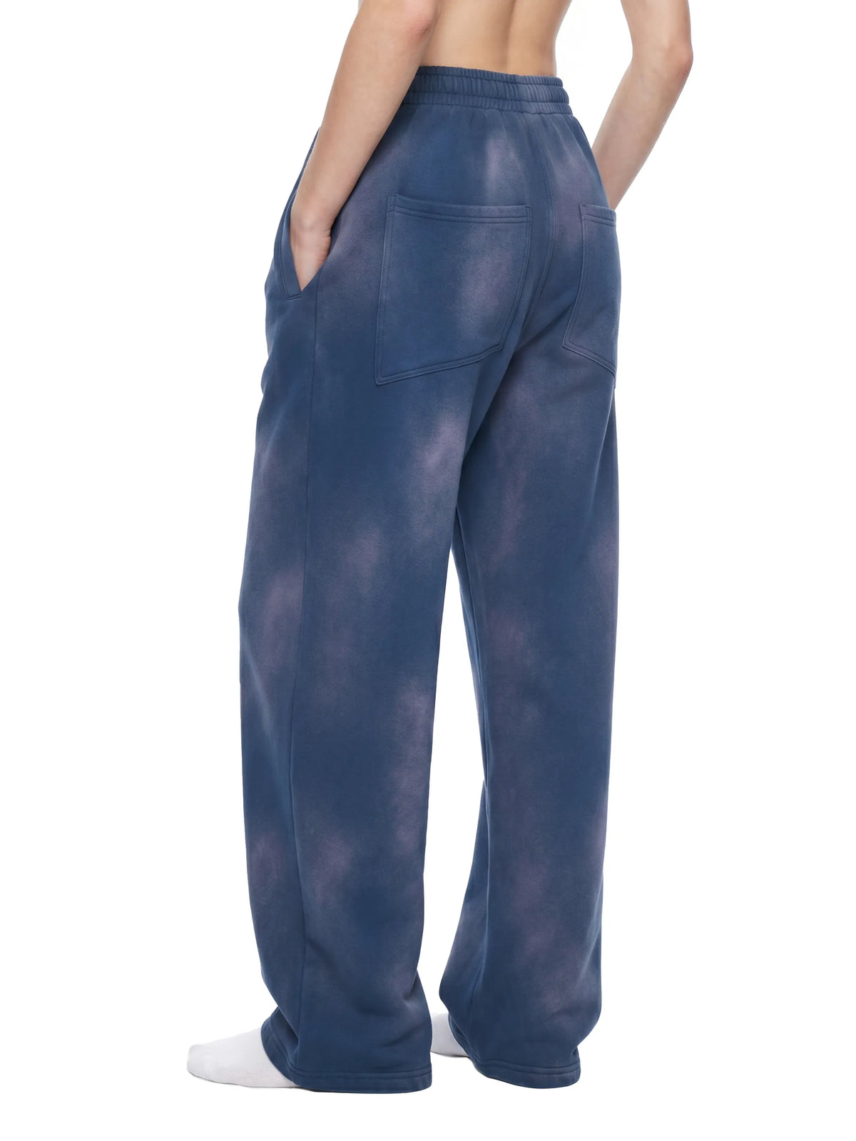 Unisex Sunfade Wide Leg Fleece Sweatpants