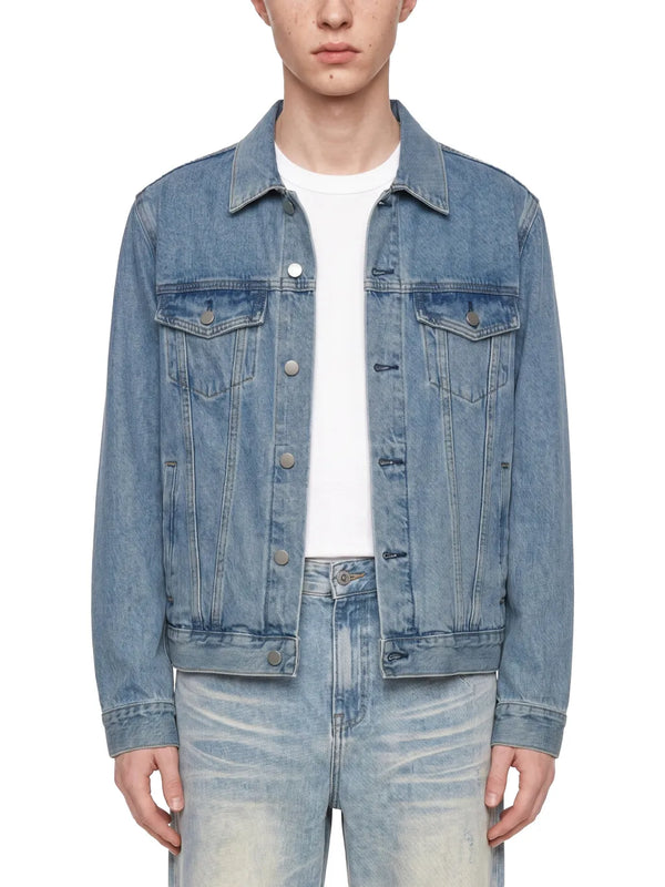 Unisex-Vintage-Wash-Denim-Jacket-mens-womens-jacket-coat-black-gray-blue-customisable