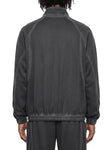 Unisex-Vintage-Wash-Full-Zip-Mesh-Jacket-mens-womens-tracksuit-set-gymwear-blak-gray-customisable