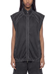 Unisex-Vintage-Wash-Mesh-Full-Zip-Vest-mens-womens-dark-graycustomisable-matching-set-gillet-tank-top-gymwear