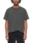 Vintage-Wash-Boxy-Distressed-Hem-T-shirt-mens-womens-unisex-cotton-in-blackwhite-gray-customisable