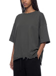 Vintage-Wash-Boxy-Distressed-Hem-T-shirt-mens-womens-unisex-cotton-in-blackwhite-gray-customisable