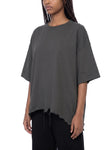 Vintage-Wash-Boxy-Distressed-Hem-T-shirt-mens-womens-unisex-cotton-in-blackwhite-gray-customisable