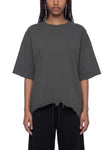 Vintage-Wash-Boxy-Distressed-Hem-T-shirt-mens-womens-unisex-cotton-in-blackwhite-gray-customisable
