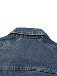 Vintage Wash Zip Up Denim Jacket – Customisable