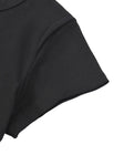 Women's-Cropped -T-Shirt-khaki-black-cream-white-apricot-navy-customisable