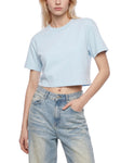 Women's-Mineral-Wash-Cotton-Crop-T-Shirt-in-black-white-blue-navy-pink-customisable