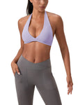 Women's-Pleated-Halter-Sports-Bra-gymbra-gymwear-purple-black-gray-white-customisable