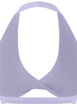 Pleated Halter Sports Bra strap and back detail