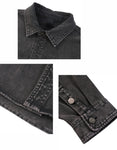 Denim-Vintage-Washed-Heavyweight-Jacket-mens-womens-unisex-shirt-button-shirt-black-bluegray