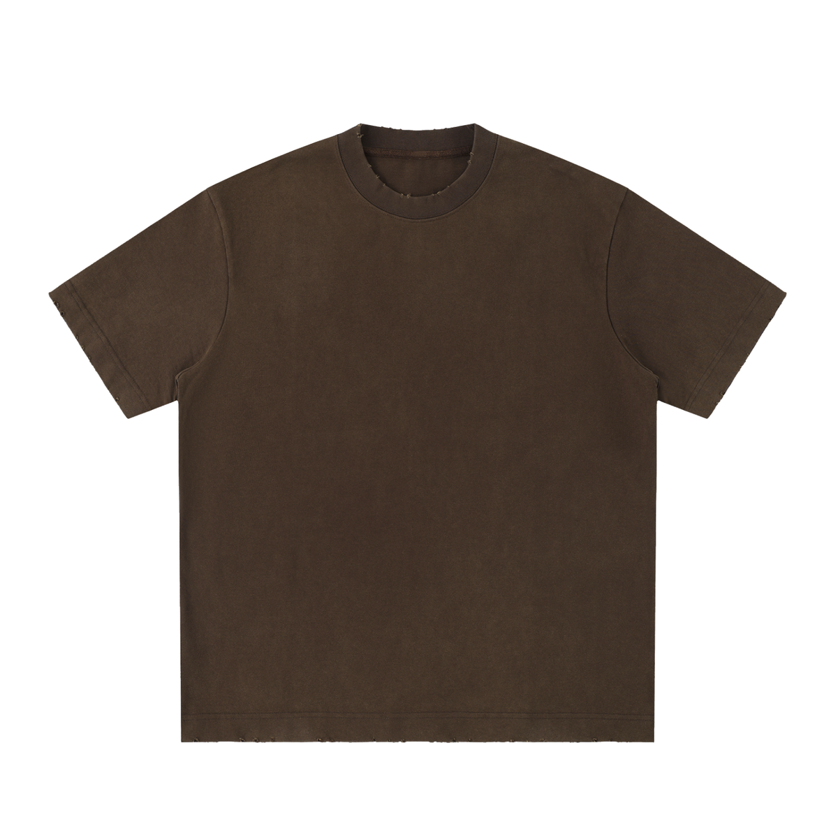 Heavyweight Vintage Washed Frayed T-Shirt