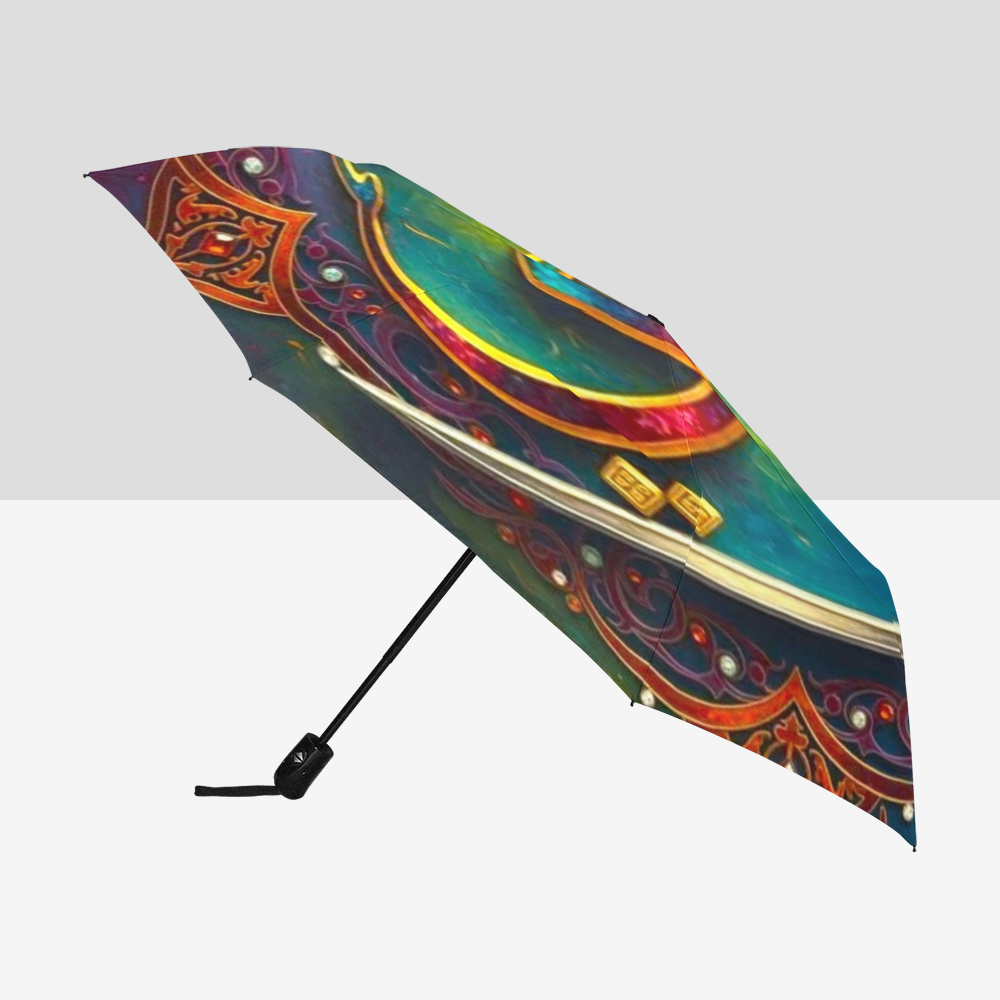 Islamic Umbrella - Ali in Arabic Text | Auto-Foldable Umbrella