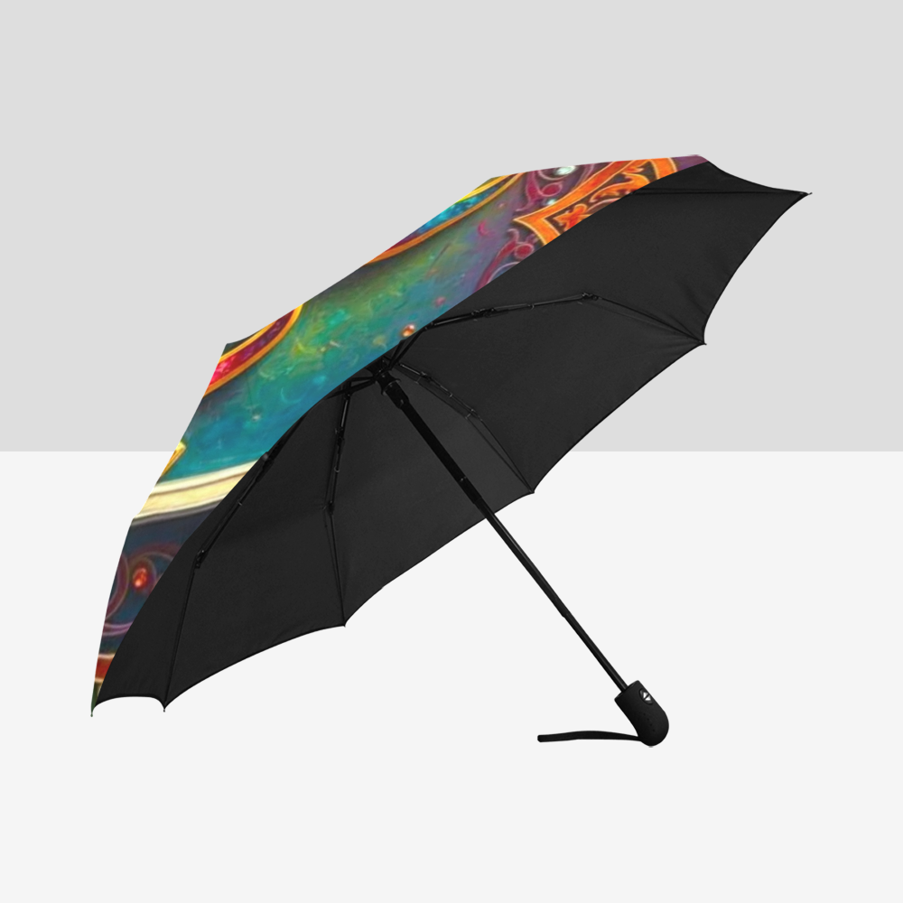 Islamic Umbrella - Ali in Arabic Text | Auto-Foldable Umbrella
