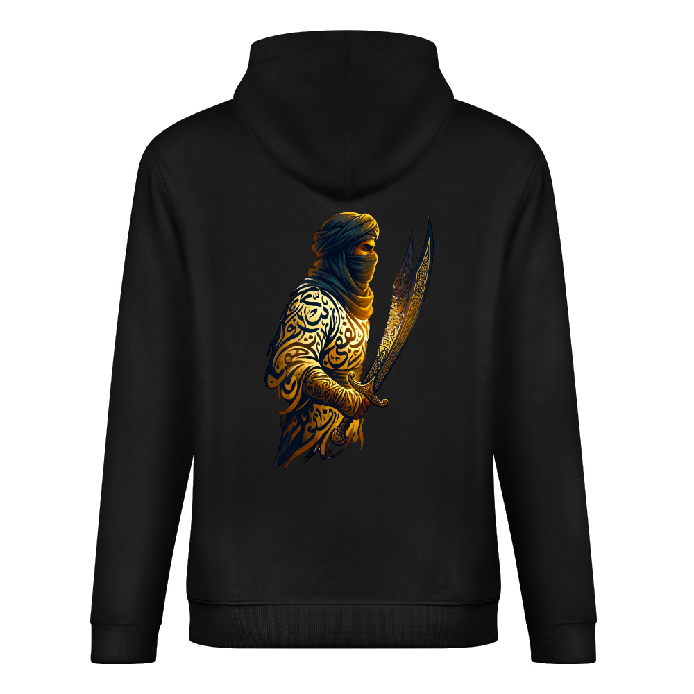 mens-cotton-hoodie-with-ali-warrior-haider-print-in-black-white-magenta-crimson-grey-navy-greyblue-apricot-bordeux-purple