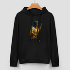 mens-cotton-hoodie-with-ali-warrior-haider-print-in-black-white-magenta-crimson-grey-navy-greyblue-apricot-bordeux-purple