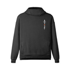 black 313 high neck hoodie