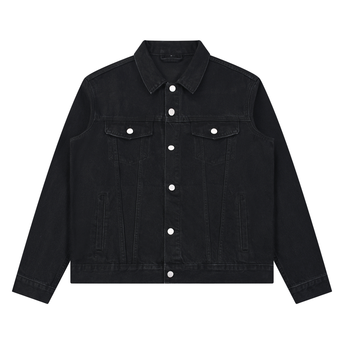 Unisex-Vintage-Wash-Denim-Jacket-mens-womens-jacket-coat-black-gray-blue-customisable