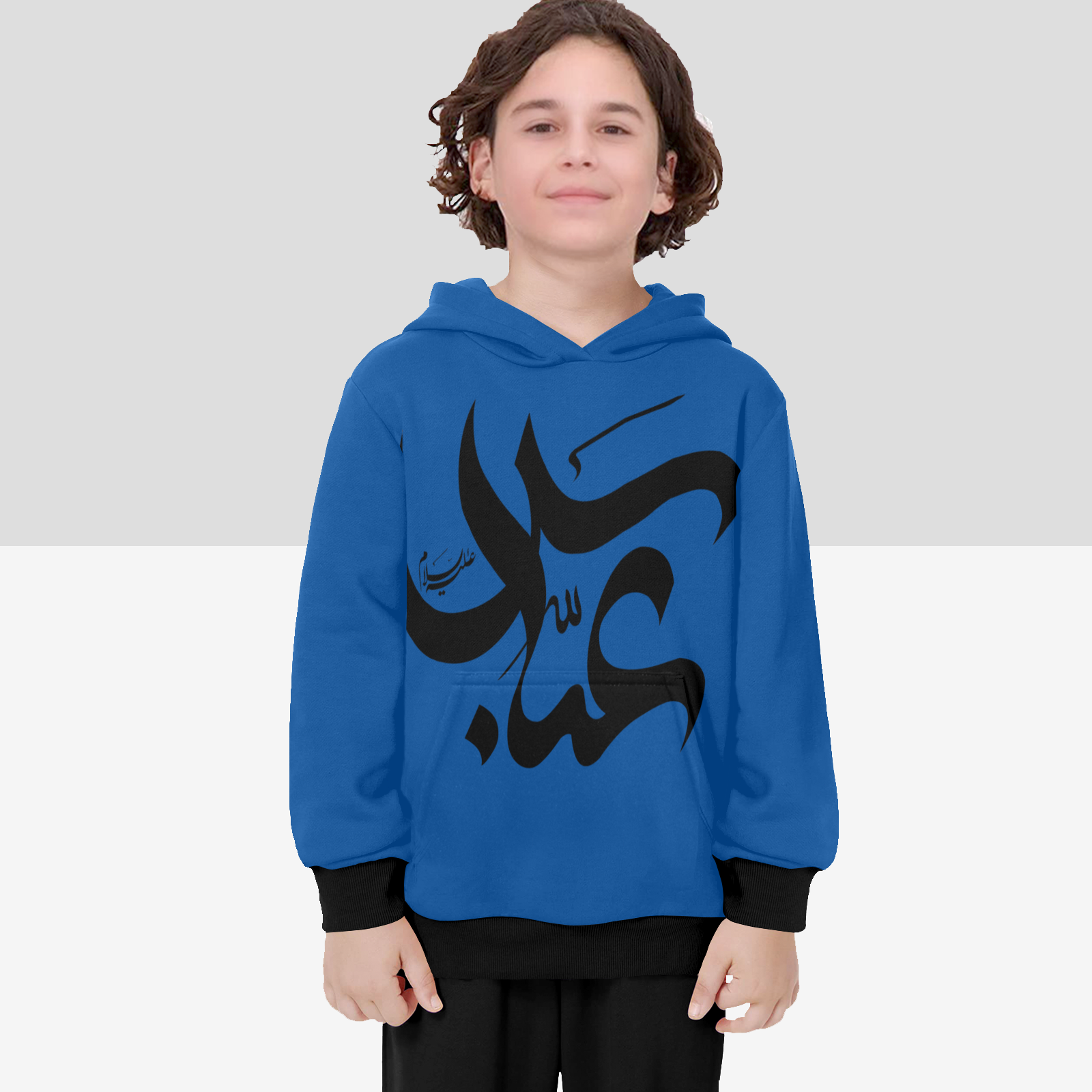 boys-hoodie-with-313-abbas-arabic-text-print-in-black-white-blue-light-blue-yellow-grey-shia-islam