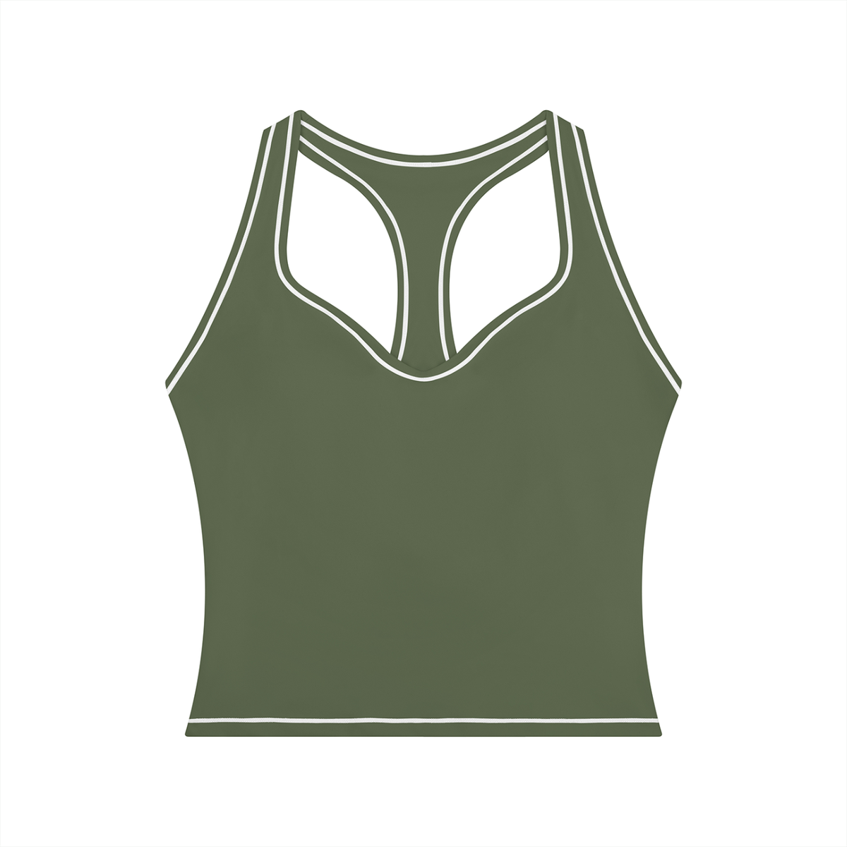 Topstitching Yoga Tank Top – Customisable Activewear