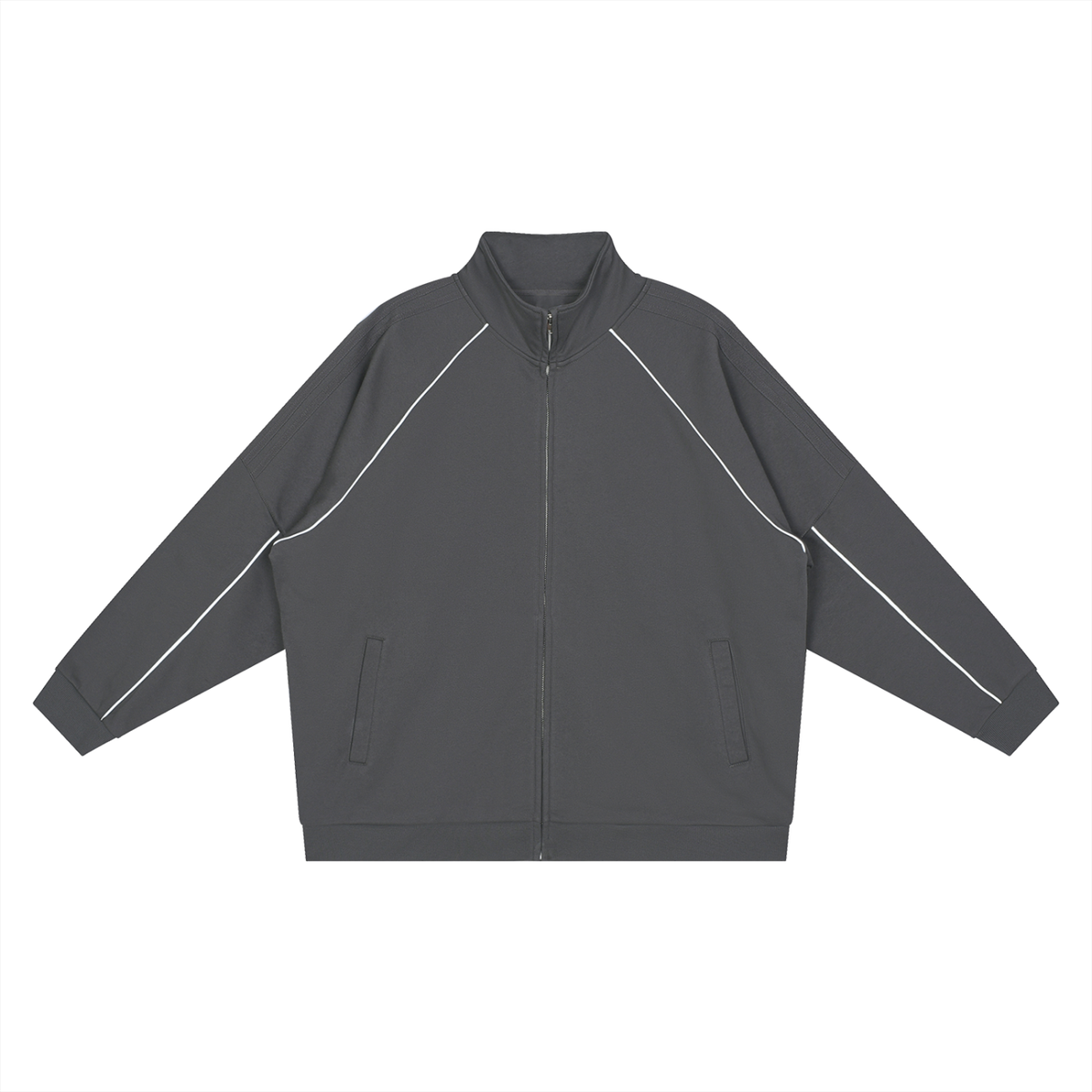 Reflection Striped Raglan Sleeve  Jacket - Customisable