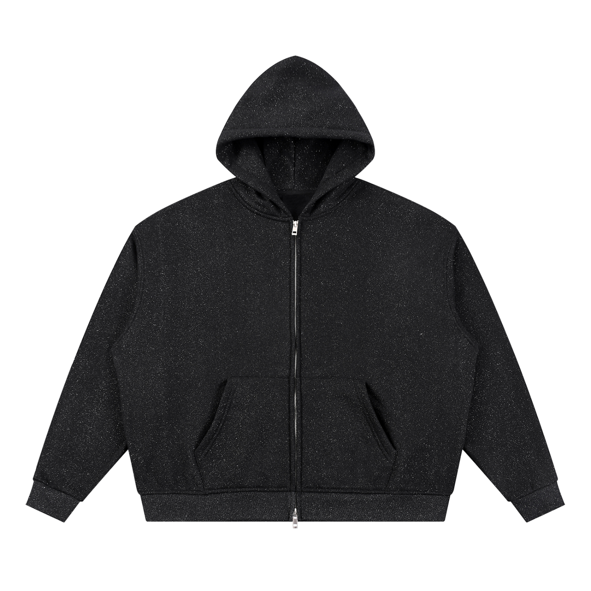 Unisex Sparkles Full Zip Boxy Hoodie - Customisable