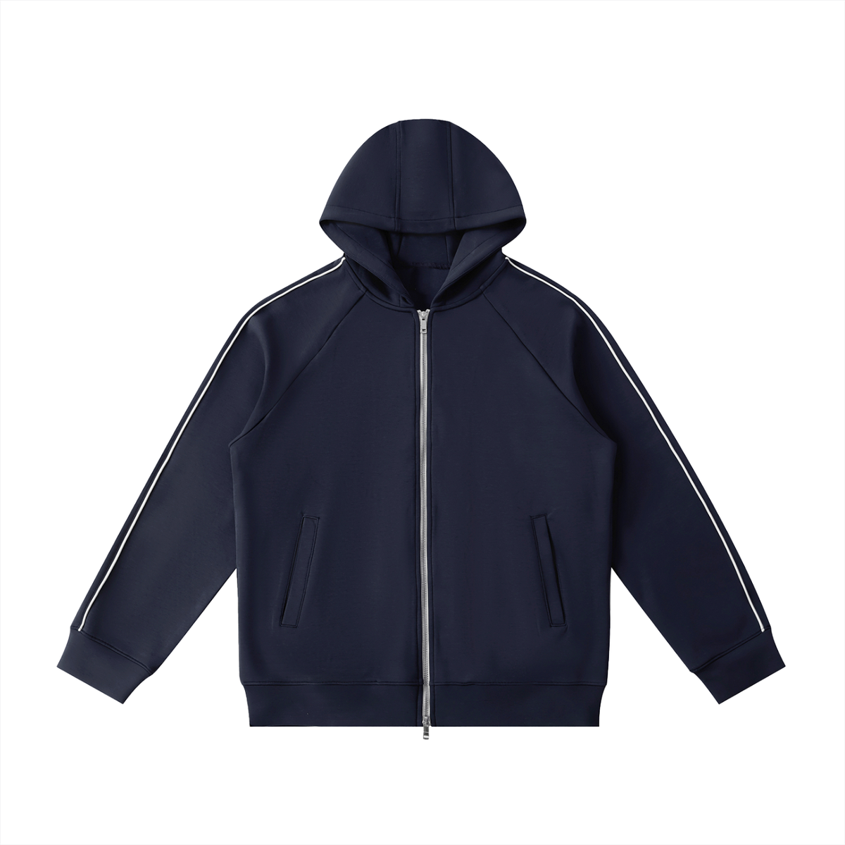Heavyweight Raglan Sleeve Zip Hoodie – Customisable