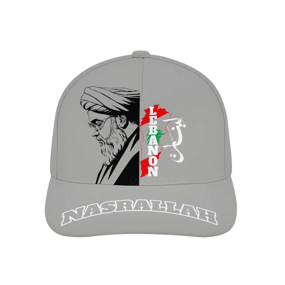 unisex-baseball-cap-in-black-white-grey-red-green-pink-lightblue-darkblue-nasrallah-lebanon