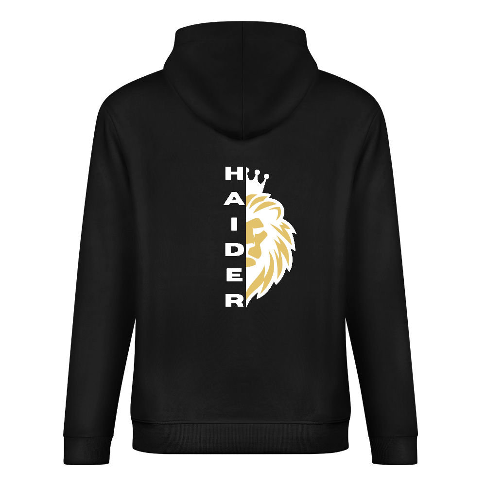 Men's Islamic Hoodie - Haider A Symbol of Strength and Bravery | Pure Cotton Streetwear