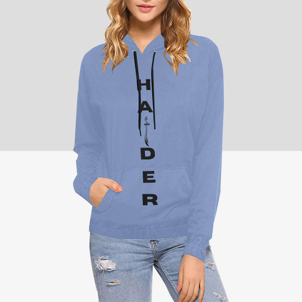 Women's Shia Islamic Hoodie - Haider English Text | Modest Streetwear